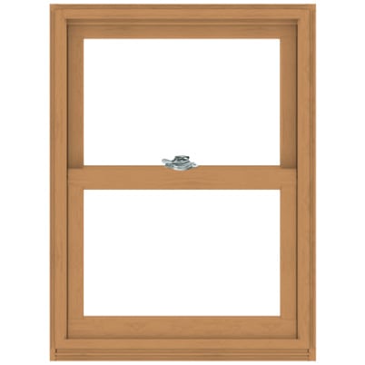 A-Series Double-hung window wood interior product shot