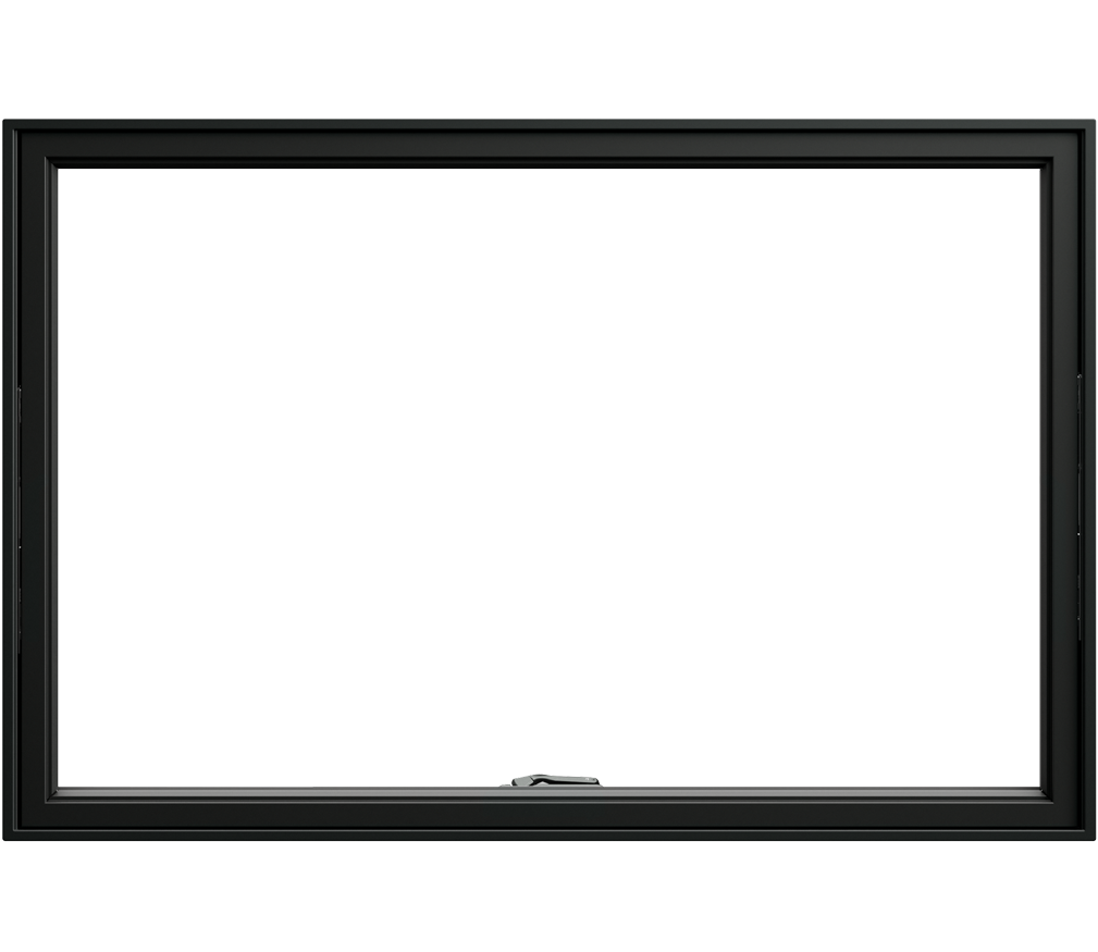 black exterior andersen awning window